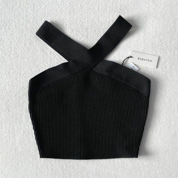 Aritzia Tops - Babaton Sculpt Knit Criss Cross Tank